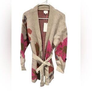 Entro Belted Knit Cardigan – Size Small – NWT